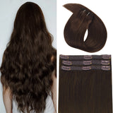 Vlasy 3Pcs/Set Clip In Hair Extensions 100% Real Hair Clip In Wig 12-16 Inch