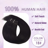 Vlasy 7 Pcs Clip In Hair Extensions Straight Hair Wig Extensions For Women 12-16 Inch