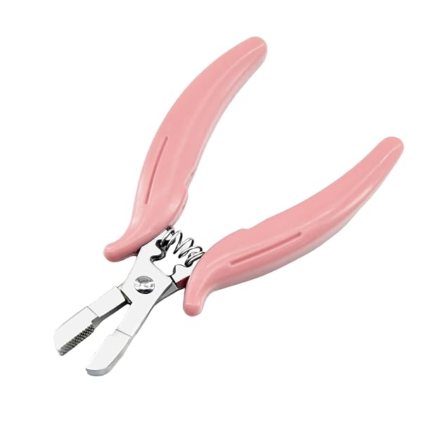 Vlasy K Tip Remover Tool,Hair Extension Pliers,Keratin Bond Remover,Pink