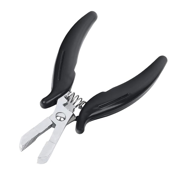 Vlasy K Tip Remover Tool,Hair Extension Pliers,Keratin Bond Remover,Black
