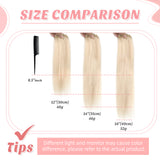 Vlasy 3pcs/set Clip in Extensions 100% Real Human Hair Light Blond (60A#)