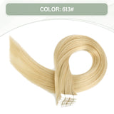 Vlasy 12-24inches Seamless Invisible Mini Tape In Hair Extension Human Hair 16Pcs