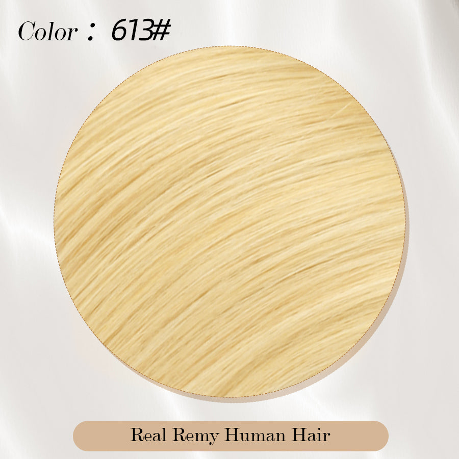 Light Golden Blonde(613)-mini tape in hair extensions