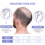 Vlasy Mono Base Durable Men Toupee Natural 6'' Remy Human Hair Capillary Prosthesis Hair Replacement System For Men (Natural Black 1B#)