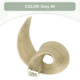 Vlasy 12-24inches Seamless Invisible Mini Tape In Hair Extension Human Hair 16Pcs